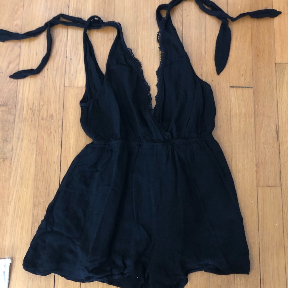 LA Hearts Black romper